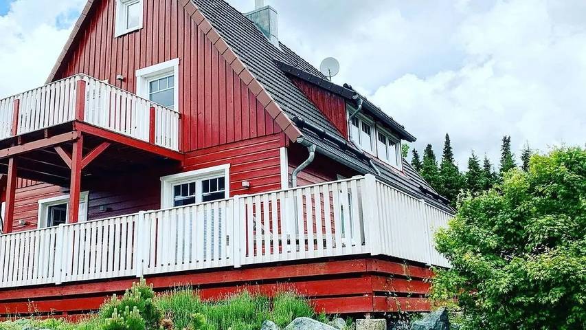 Ferienhaus für 10 Personen, mit Sauna und Garten, mit Haustier