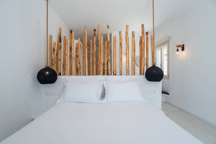 Apartamento num hotel 'Naxos Earth Suites Bamboo' com vista para o mar, Wi-Fi e ar condicionado in Naxos