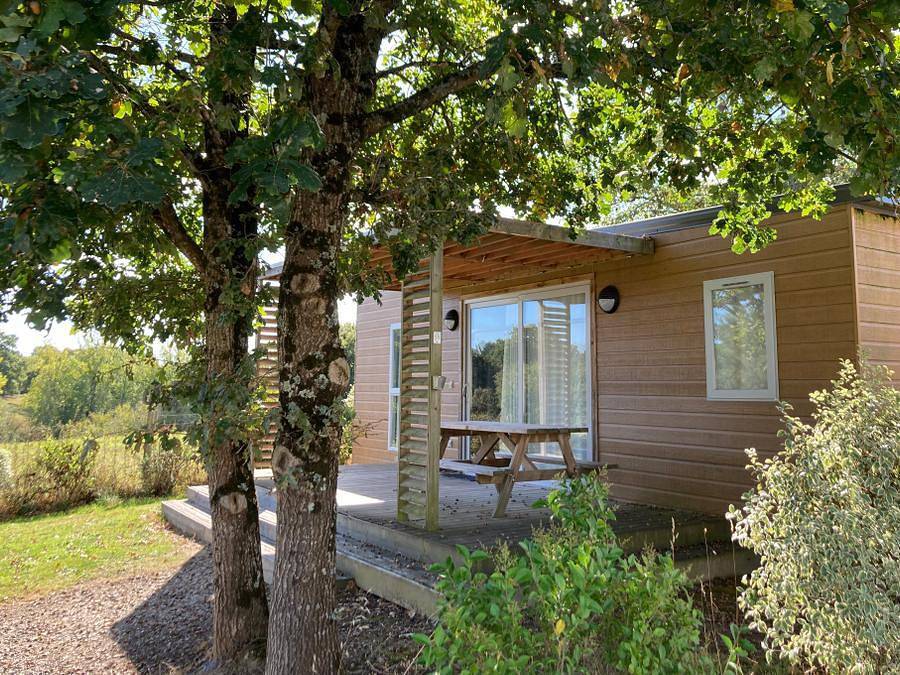 Camping L'Ambois - Chalet 6 personnes - L - Chalet Privilège 3 ch. Premium - Dimanche 6/7 pers. in Mouilleron-le-Captif, Région de La Roche-sur-Yon