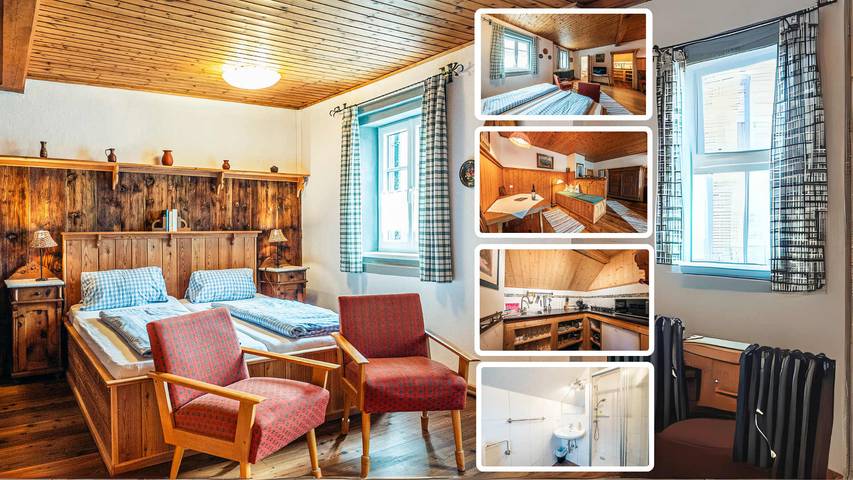 Ferienwohnung für 2 Personen, mit Garten, kinderfreundlich