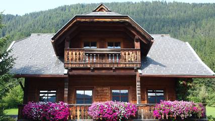Ferienhaus für 4 Personen, mit Balkon am Weissensee