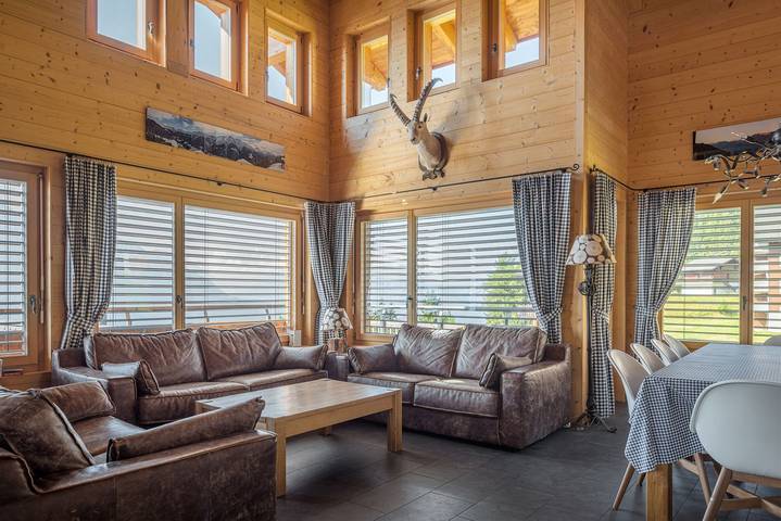 Location de vacances pour 12 personnes, avec balcon/terrasse et balcon ainsi que sauna et vue à Bettmeralp - 2