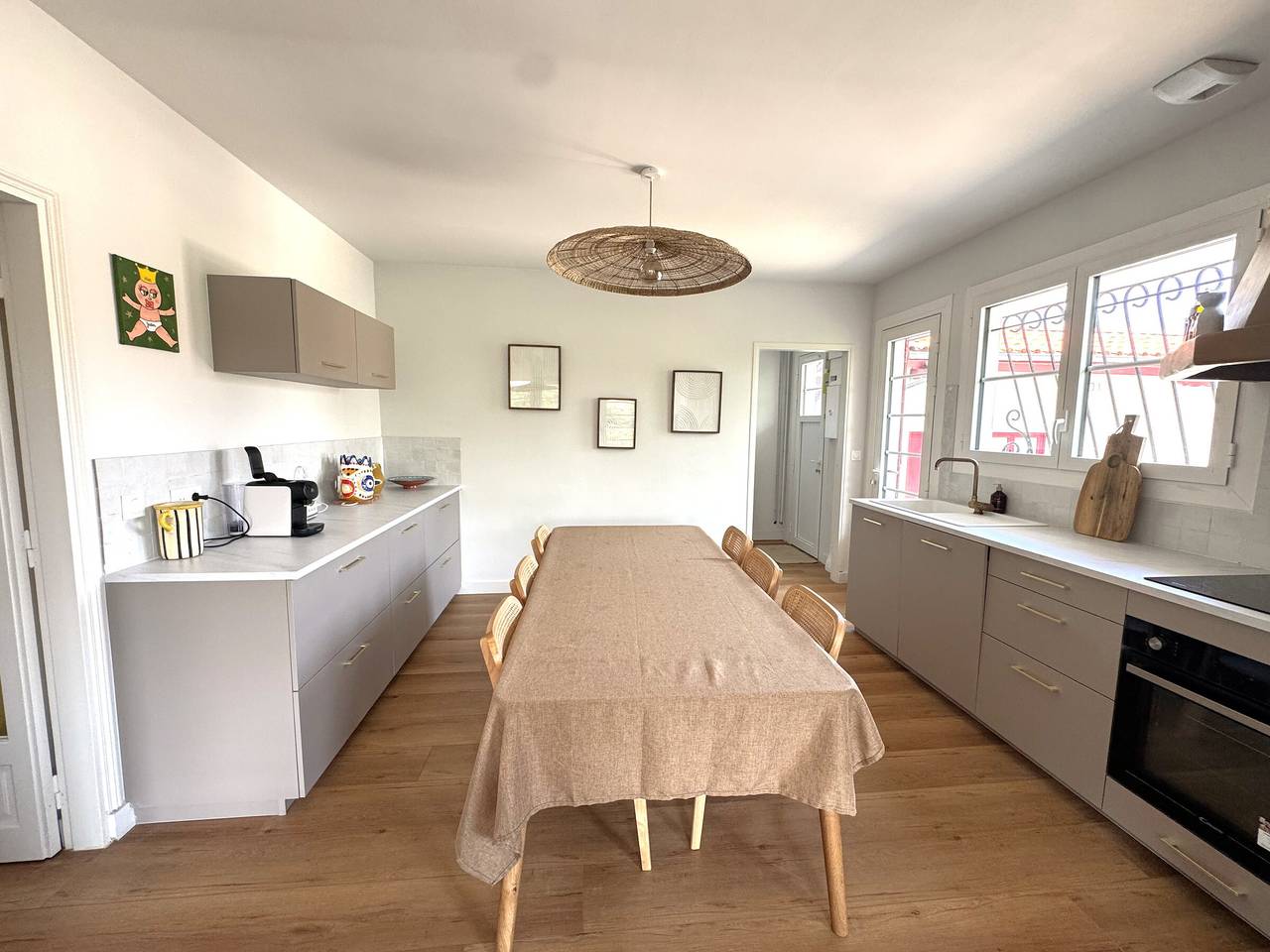 Casa Basco-Landesa cerca del puerto, 8 plazas, moderna y renovada in La Teste-de-Buch, Region de Arcachon