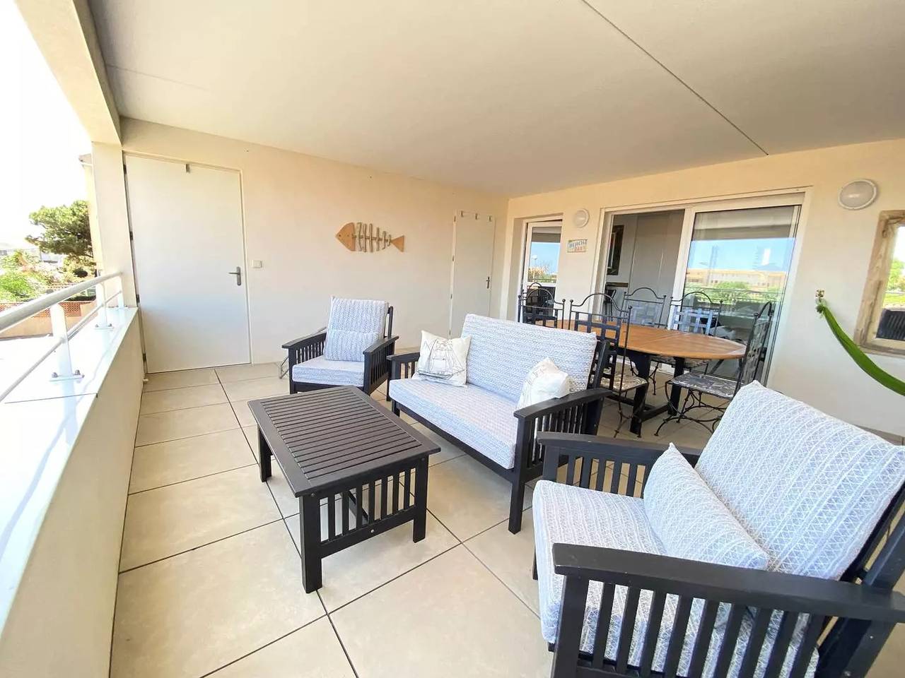 Appartement entier, Appartement cosy avec belle terrasse à 250 m de la plage in Saint Pierre la Mer, Fleury