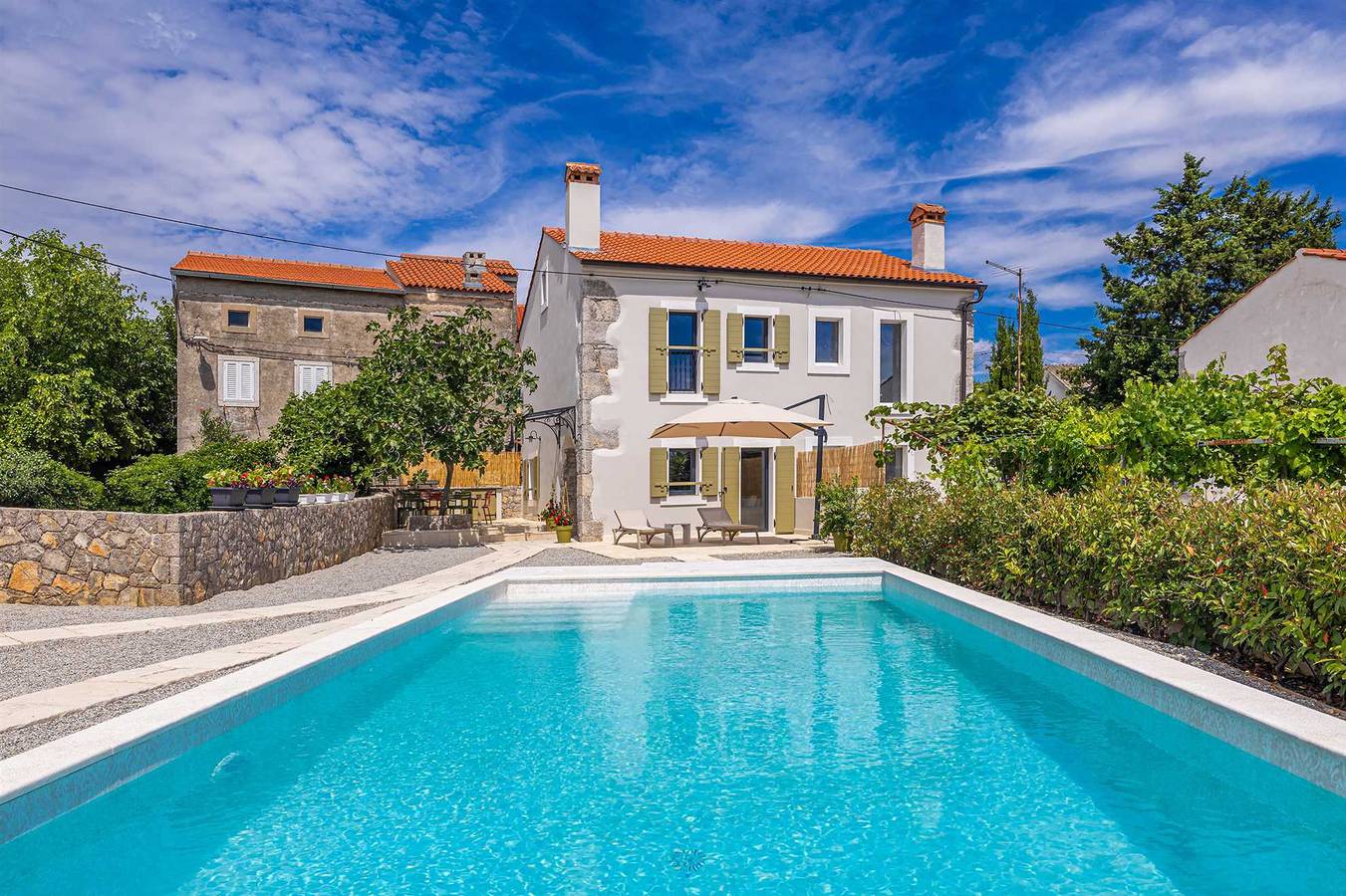 Ferienhaus Frane mit Pool in Krk Stadt, Krk