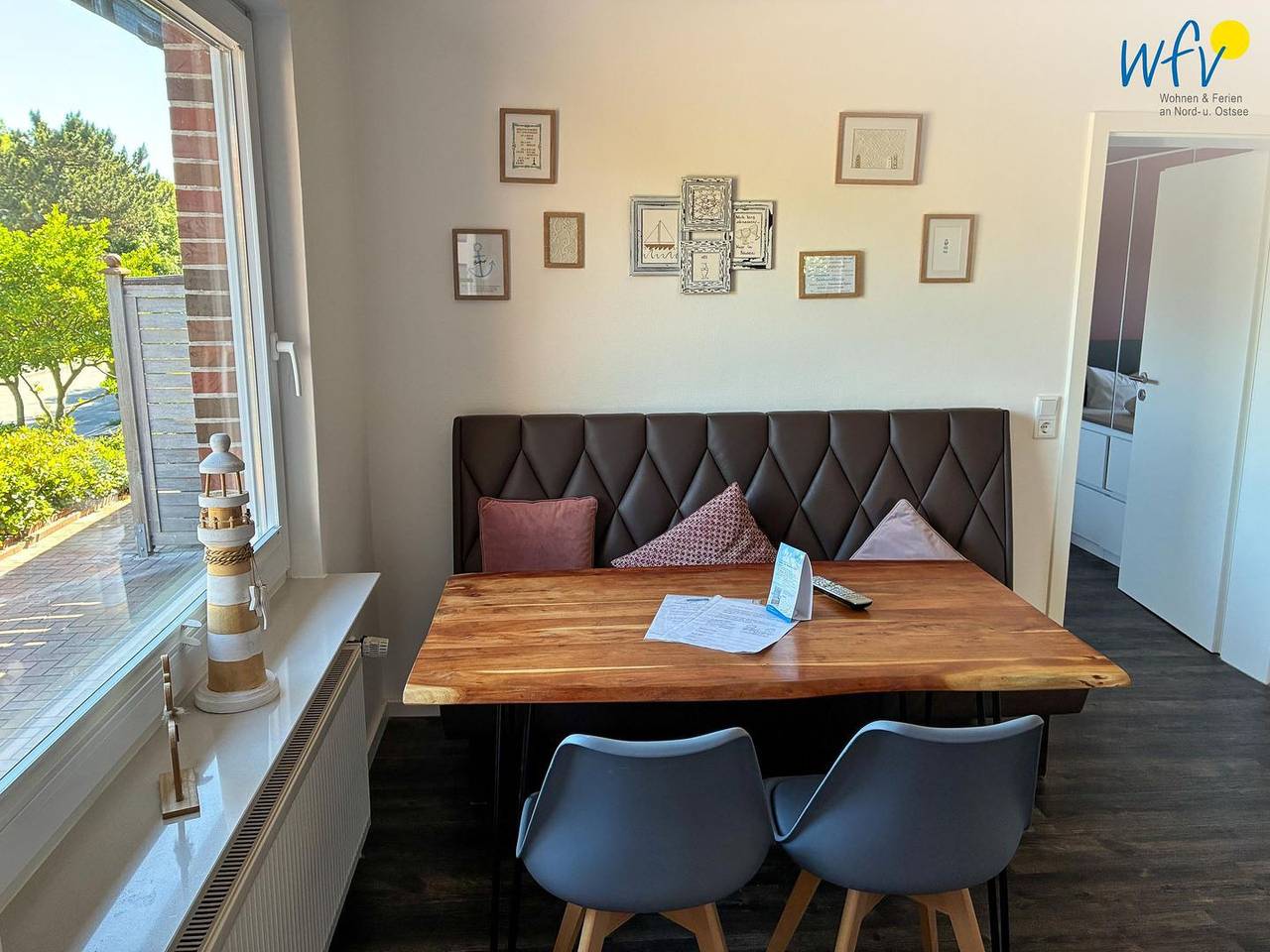 Geheel appartement, Komfortable Ferienwohnung Nordstrand im Haus Seemöwe mit Terrasse auf Borkum in Borkum