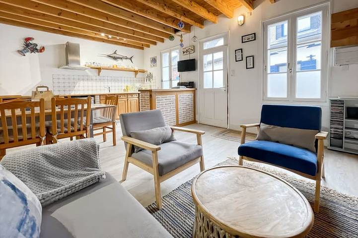 Location de vacances pour 6 personnes, avec terrasse à Saint-Valery-sur-Somme