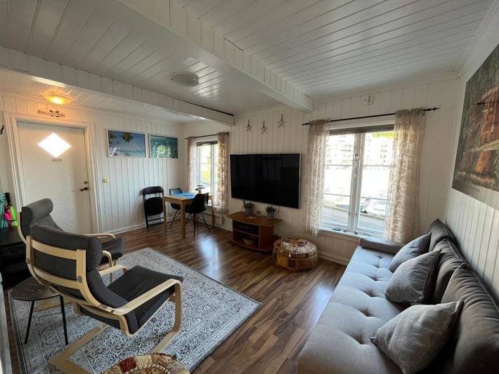 Ferienwohnung für 2 Personen, mit Balkon und Terrasse sowie Ausblick in Tvedestrand - 2