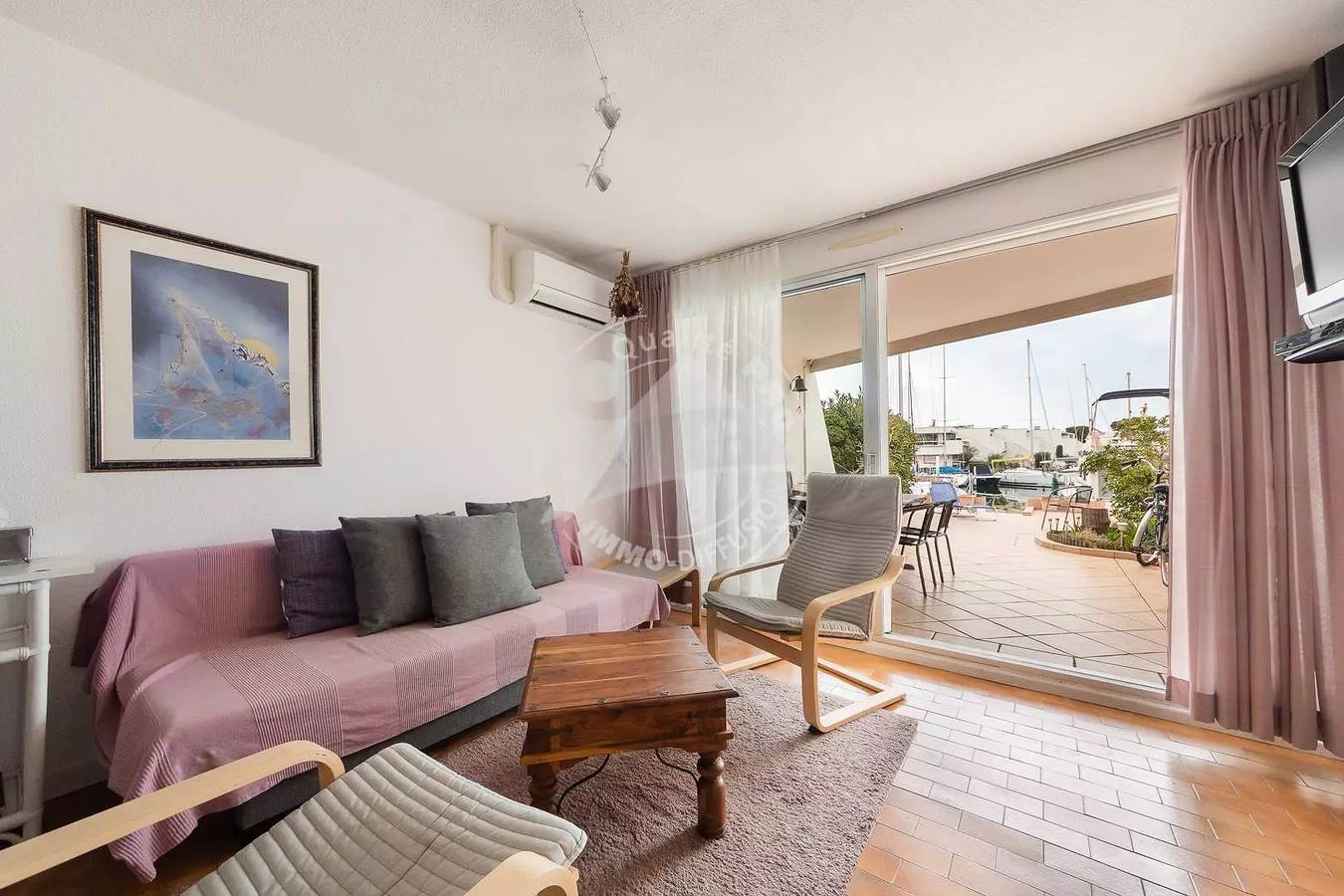 Appartement entier, As14715 - Marina P3 avec appontement et parking privé, superbe vue sur les bateaux in Port Camargue, Le Grau-du-Roi