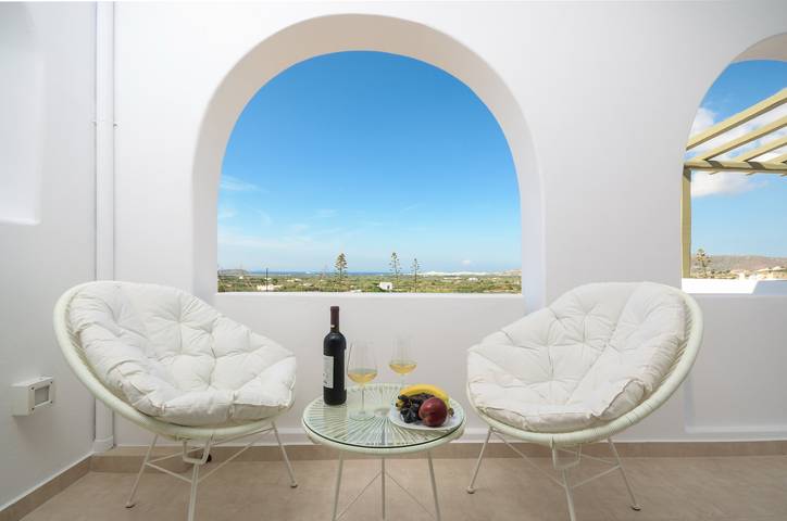 Villa pour 6 personnes, avec balcon dans Naxos