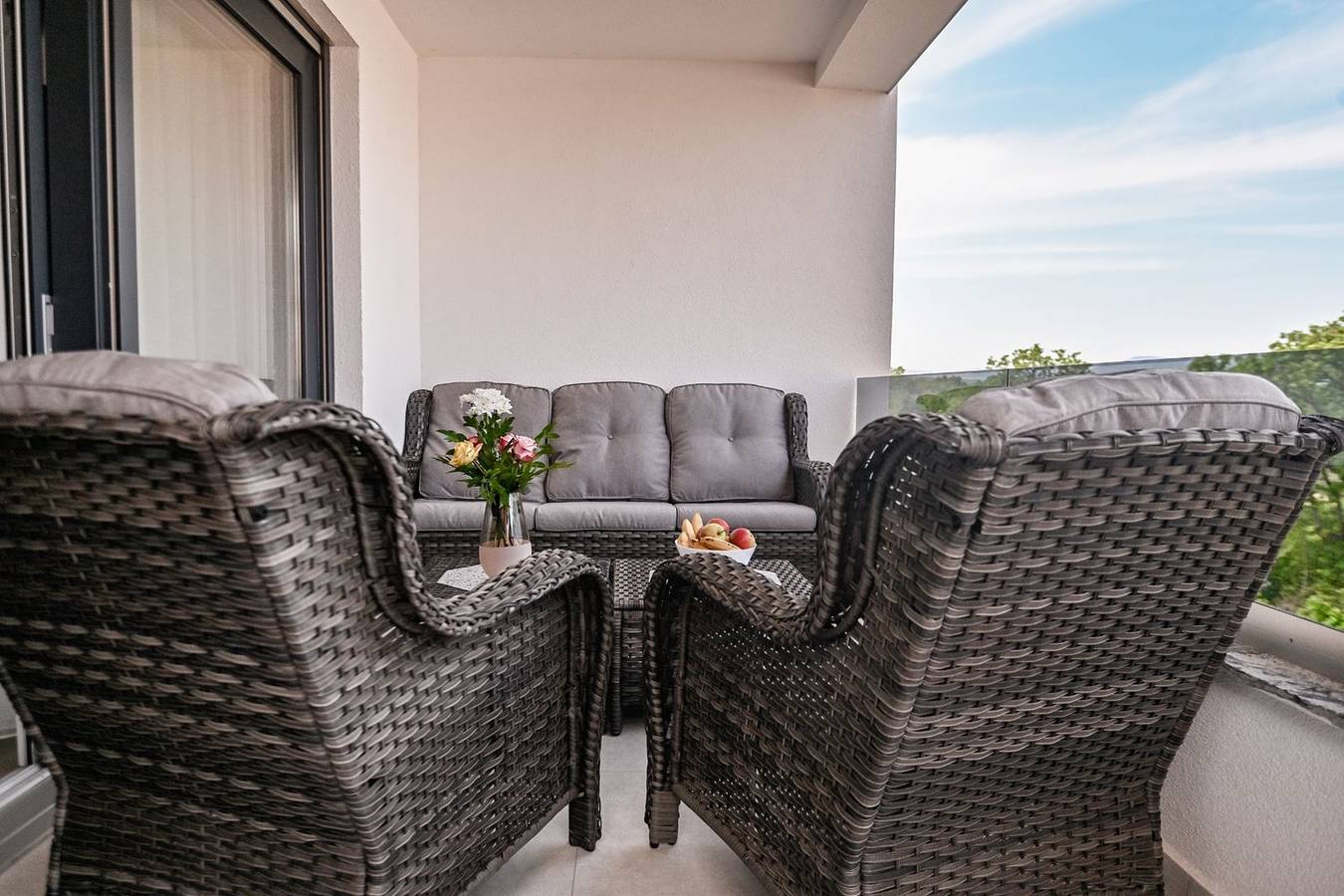 Ganze Wohnung, Modern Apartment Nina mit Meerblick in Zidarici, Krk