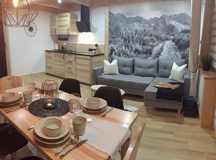 Gîte pour 6 personnes, avec Balcon et Terrasse ainsi que Jardin et Vue à Poronin - 4