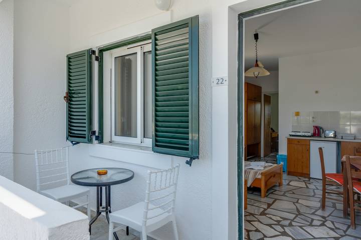 Chambre d’hôte pour 4 personnes, avec Balcon en Grèce - 2