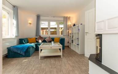 Ferienhaus für 5 Personen, mit Sauna und Garten sowie Balkon auf Eiderstedt