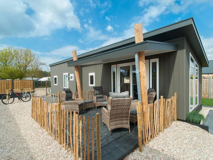 Strandhuisje voor 4 personen, met terras en tuin in Noordwijk