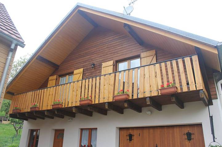 Chalet for 2 people, with balcony and garden - 1