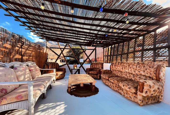 Ferienhaus für 8 Personen, mit Balkon und Garten