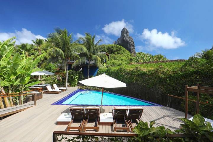 Pousadas para 4 pessoas, com jardim e piscina em Fernando de Noronha
