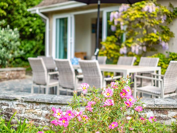 Cottage für 8 Personen, mit Terrasse und Garten sowie Ausblick in Rock