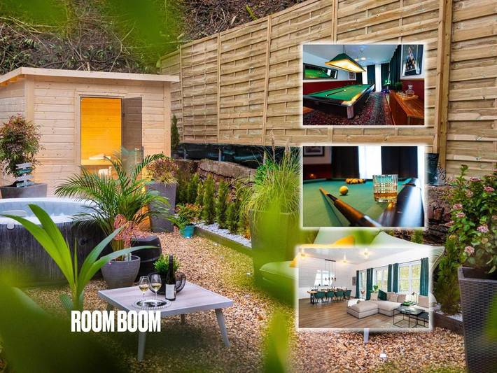 Ferienhaus für 20 Personen, mit Garten und Sauna sowie Whirlpool und Pool, mit Haustier - 1