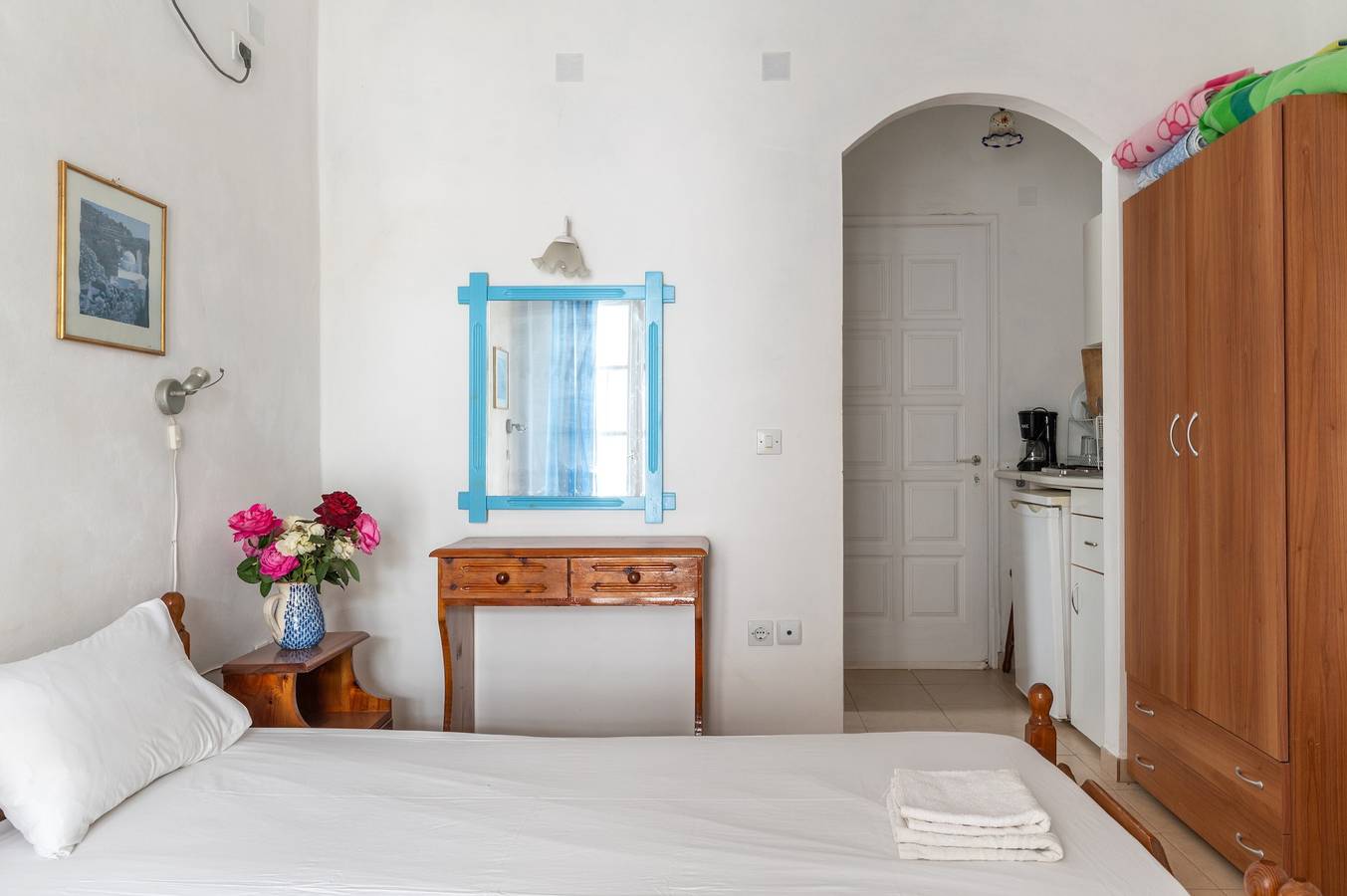 Estudio entero, Estudio 'Sifnos 4' con vistas al mar, Wi-Fi y aire acondicionado in Playa de Vathi, Cícladas
