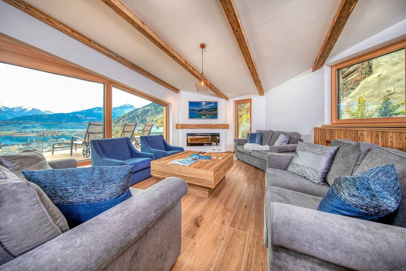 Ganze Wohnung, Luxuriöses Penthouse mit Sauna und atemberaubendem Ausblick über Zell am See in Zell am See (Stadt), Zell am See