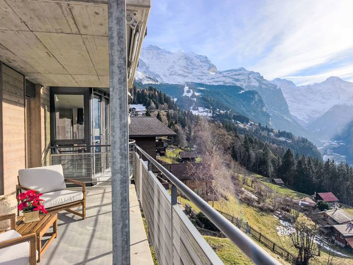 Ferienwohnung für 4 Personen, mit Balkon in Lauterbrunnen - 2