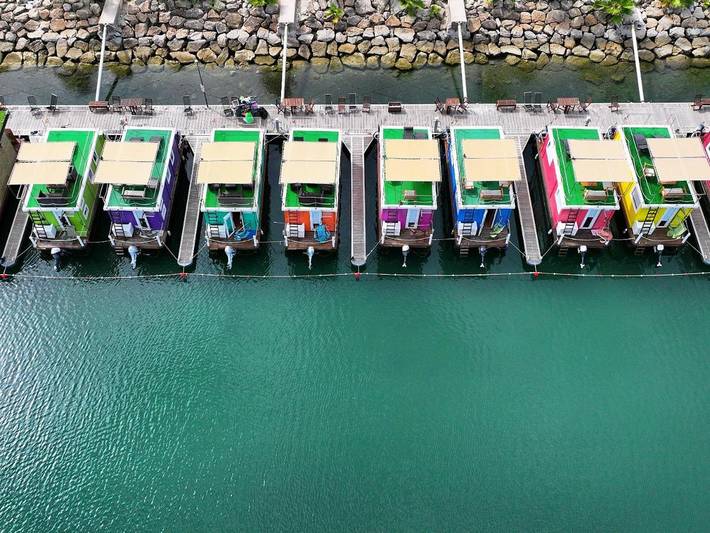 Bateau pour 4 personnes, avec vue et terrasse, animaux acceptés à La Línea de la Concepción - 4