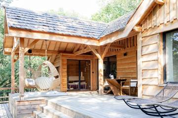 Lodge pour 2 personnes, avec sauna ainsi que jardin et jacuzzi dans Haute-Garonne