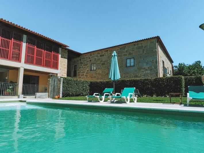 Casa de familia para 3 personas, con piscina y jardín además de vistas y piscina para niños en Amares - 4