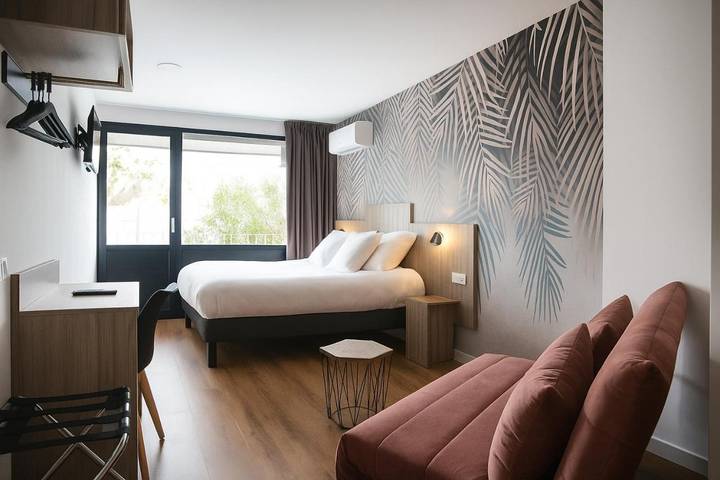 Hôtel pour 5 personnes, avec terrasse, animaux acceptés