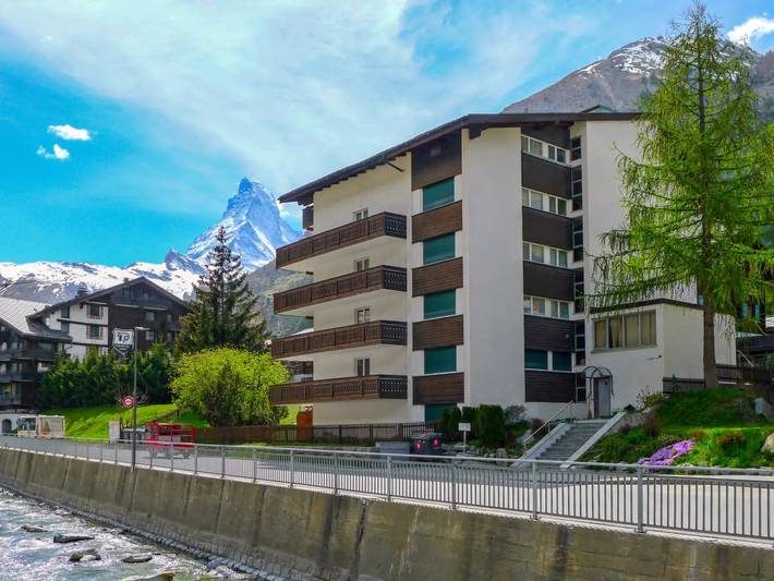Appartement entier, Appartement de vacances pour 4 personnes avec balcon in Zermatt, Alpes valaisannes