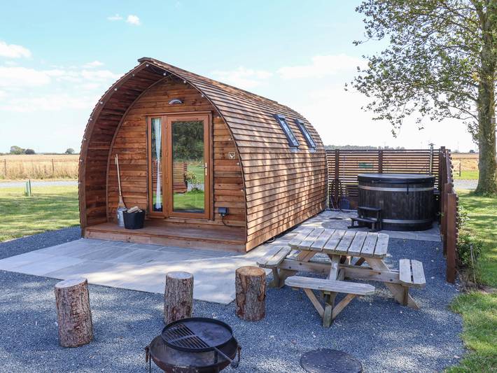 Hut for 4 people, with garden in Yorkshire
