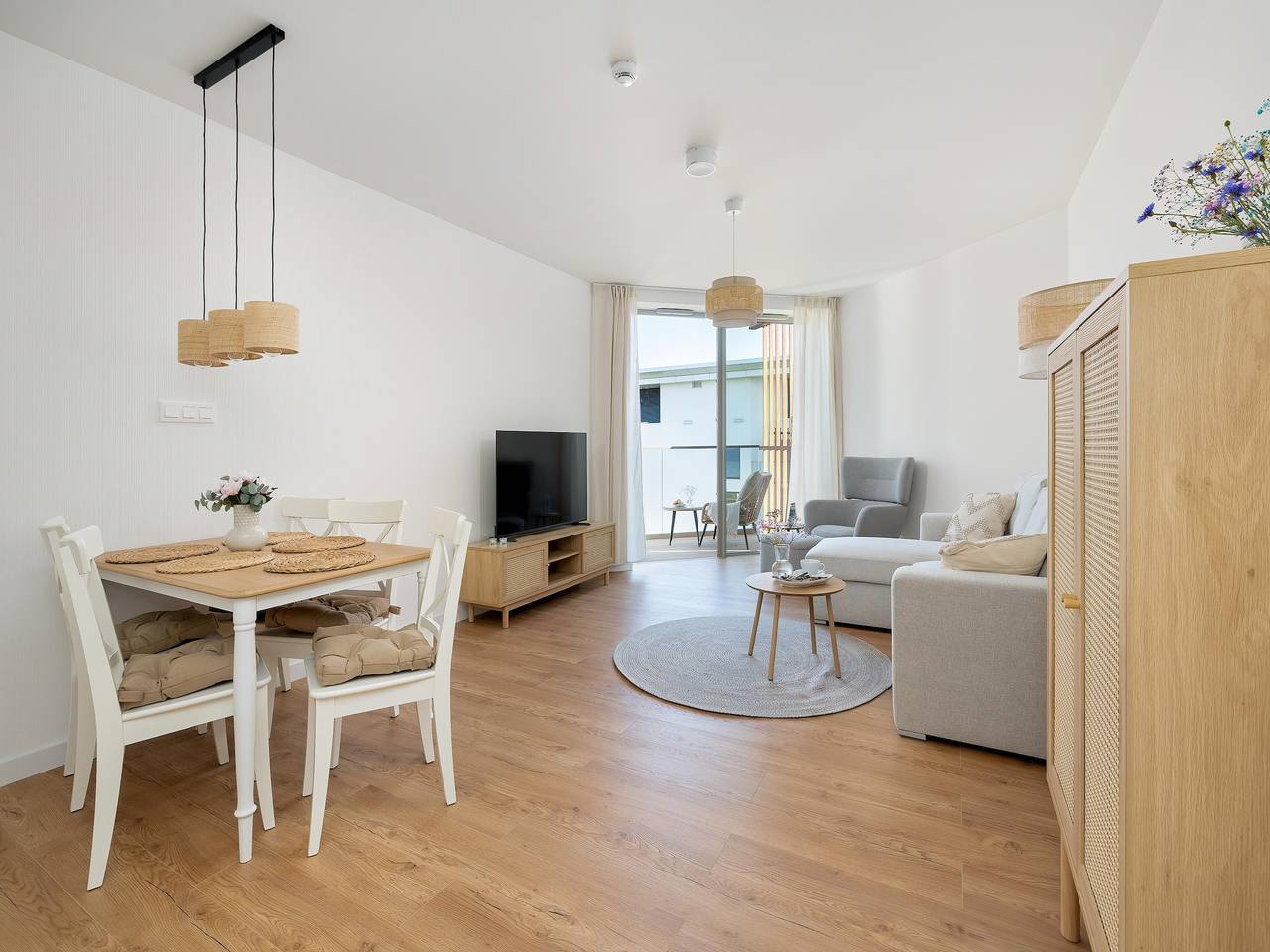 Ganze Wohnung, Große Wohnung mit Meerblick, Innenpool in Pobierowo, Powiat gryficki
