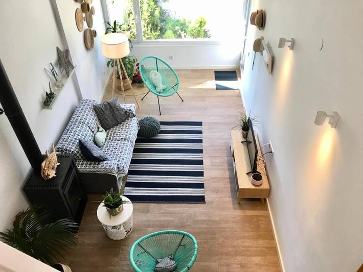 Ferienhaus für 4 Personen, mit Terrasse und Garten