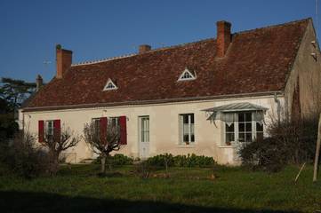 Gîte pour 6 personnes, avec jardin et vue, animaux acceptés à Chenonceaux