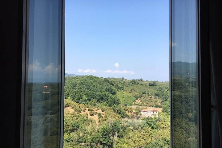 Gîte pour 5 personnes, avec balcon, animaux acceptés à Vignanello