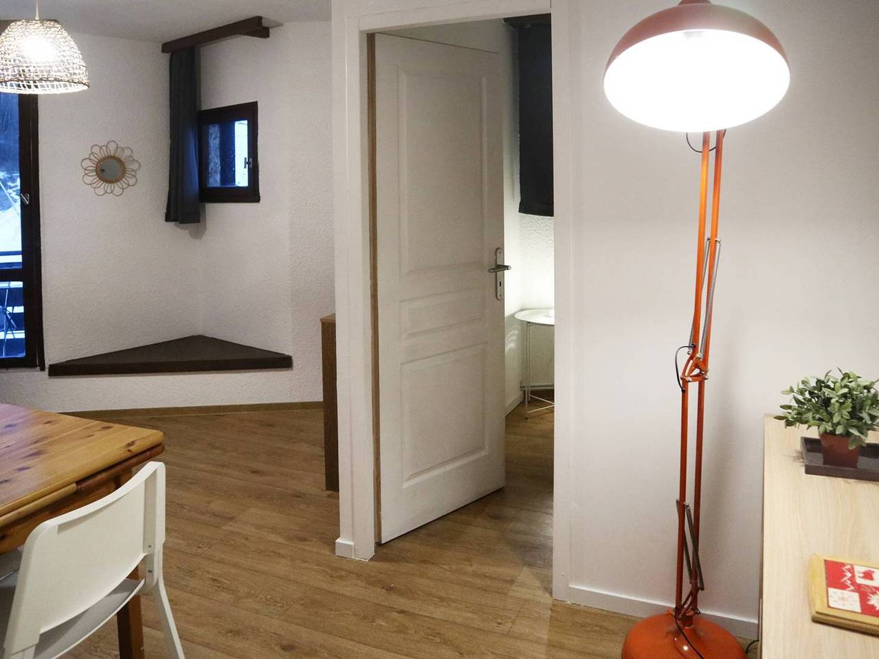 Ganzes Studio, Gemütliches Studio 4 Pers, Ski-in/Ski-out, Süd-Balkon, zentrale Lage in Les Orres, Nationalpark Écrins