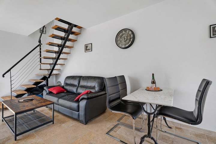 Gîtes des Lacs – Le Muscat: Gemeinschaftspool, Sauna & Whirlpool, private Terrasse, Wlan in Jugon-les-Lacs, Dinan und Umgebung