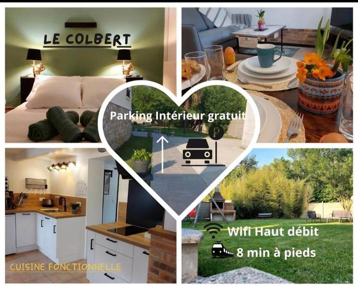 Gîte pour 4 personnes, avec vue et jardin à Ozoir-la-Ferrière