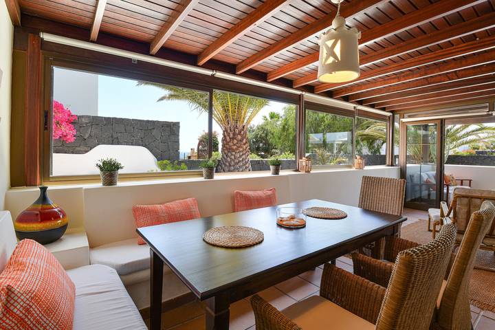 Villa "Marta" with Pool, Garden, and Terrace in Montaña Roja, Yaiza