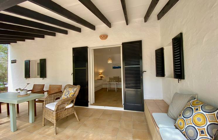Bungalow for 6 people with garden in Platja de Migjorn, Formentera