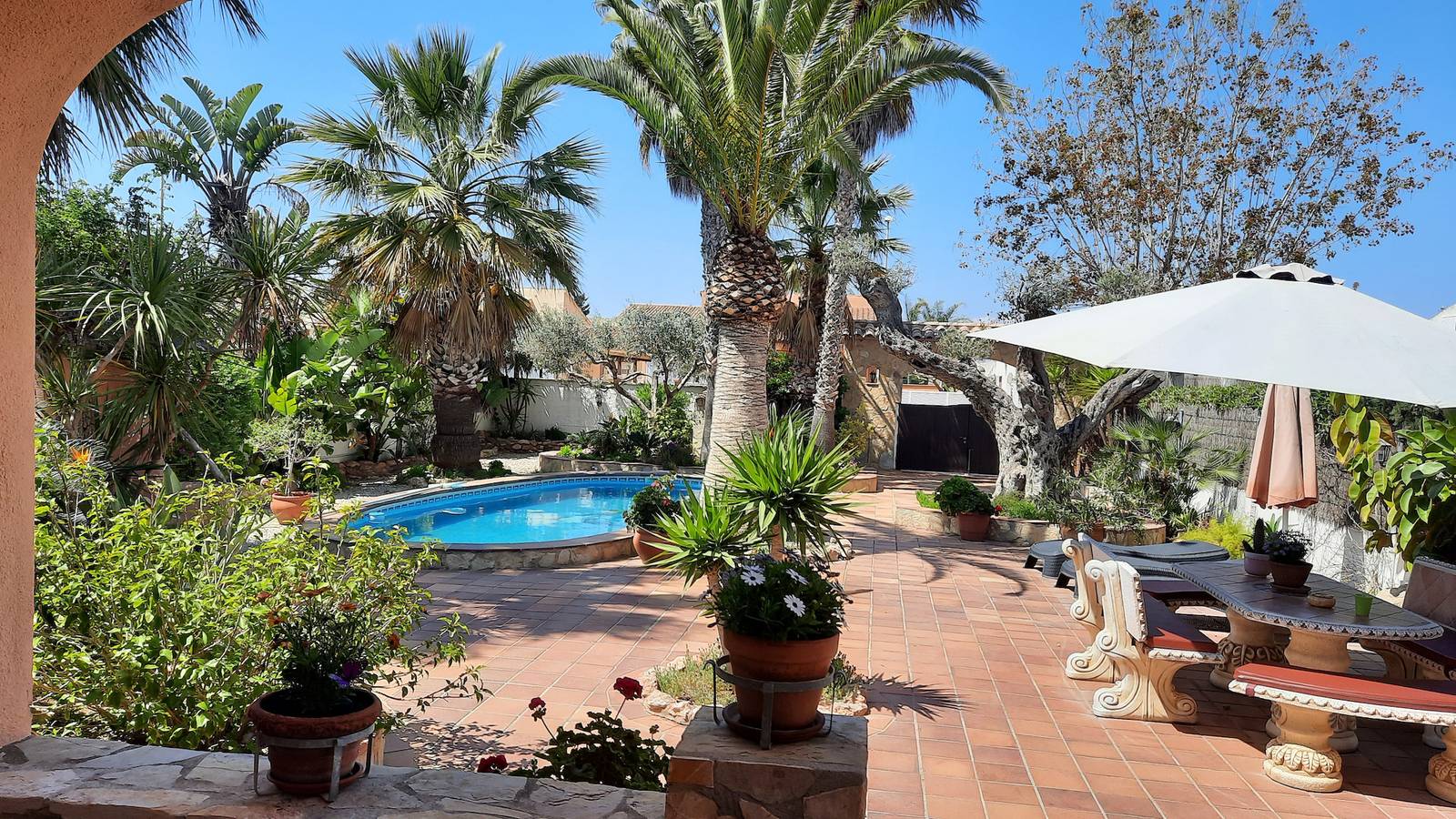 "Pedro“@Marisol: 270m zum Strand, Privat-Pool, A/C, Wifi, Hundestrand in Riumar, Delta de l'Ebre