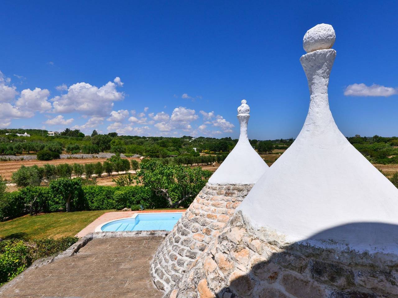Trullo auf dem Lande in Ostuni mit privatem Pool in Traghetto, Ostuni