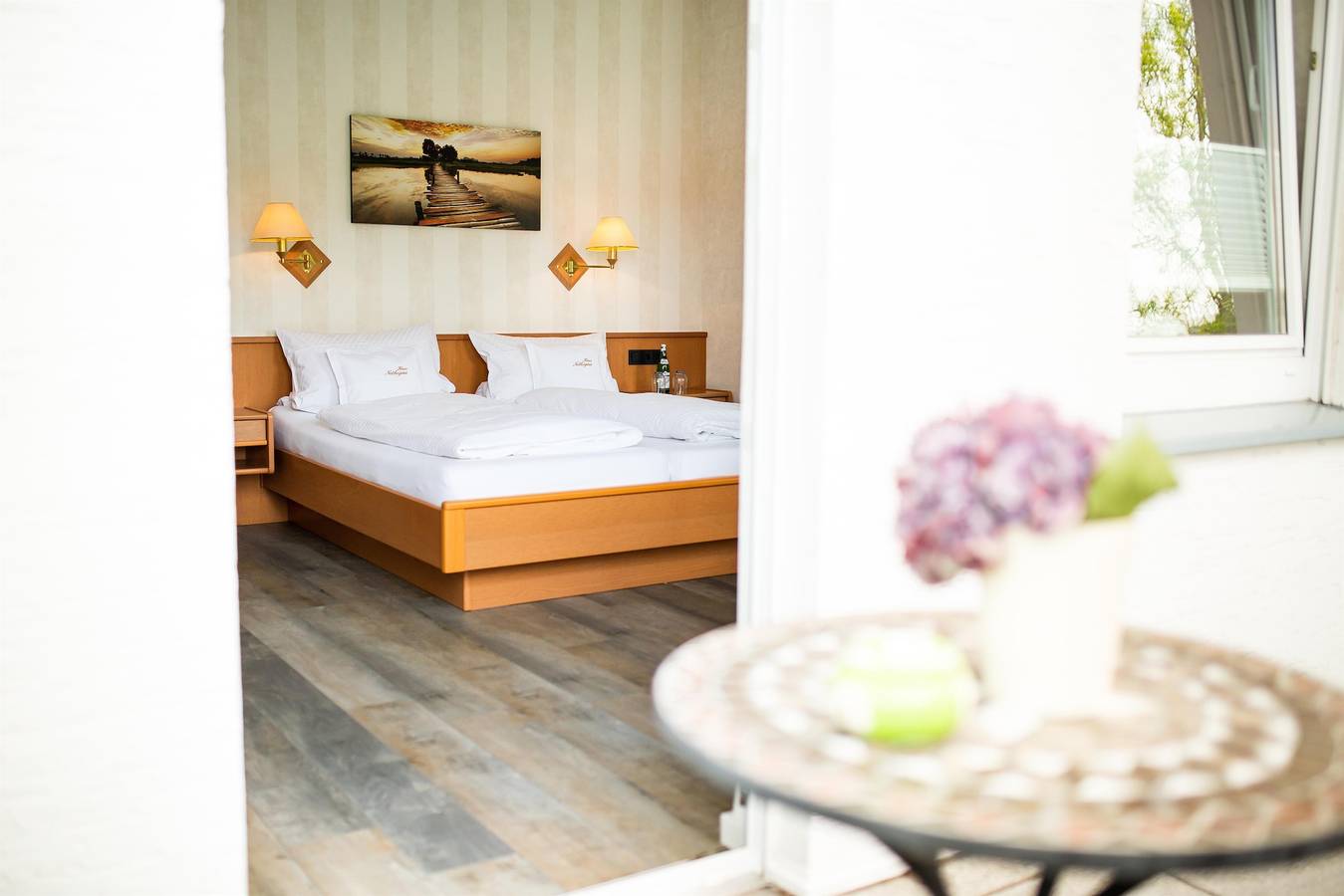 Doppelzimmer, Dusche, Wc, Balkon in Bad Driburg, Distrito de Höxter