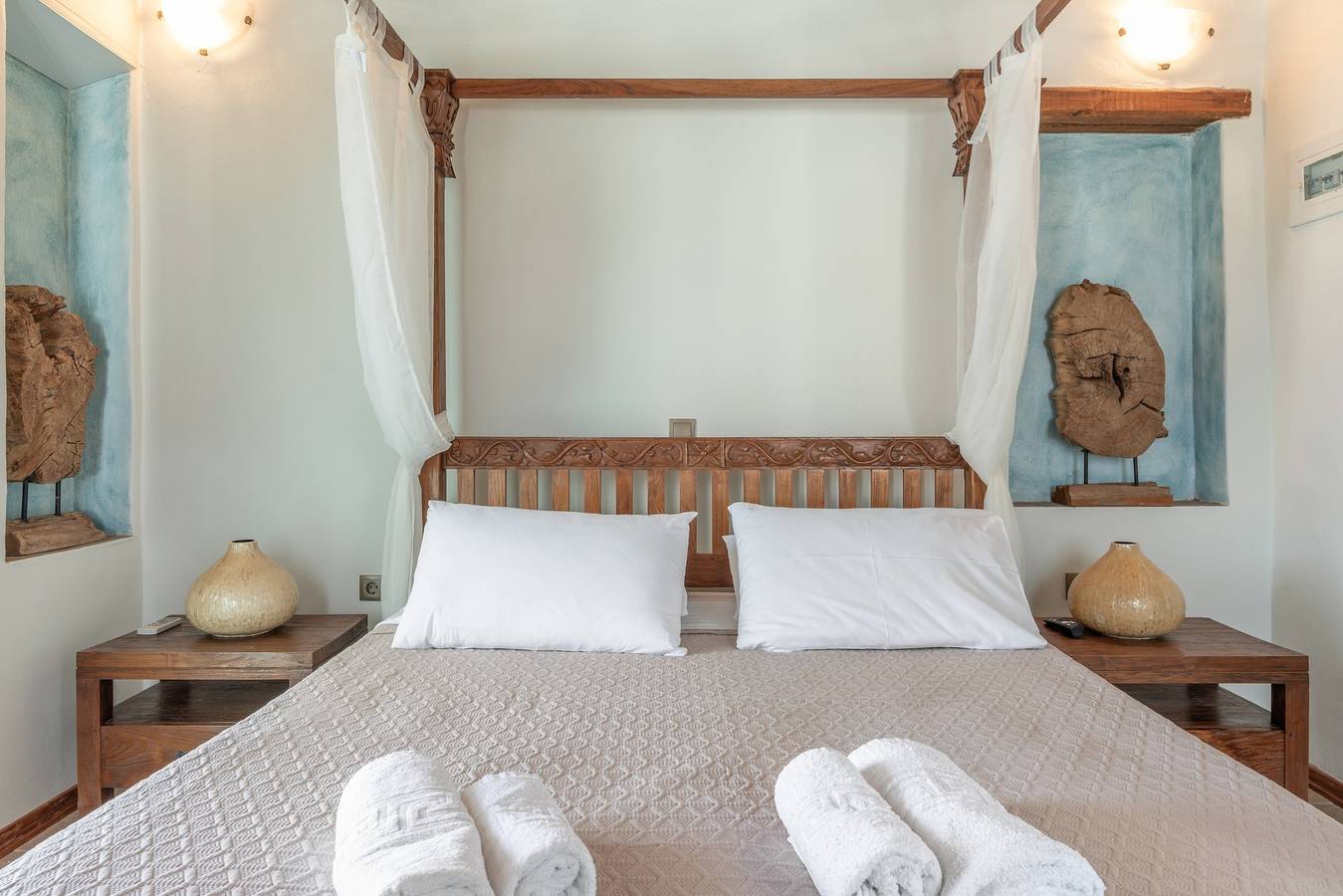 Room 'Double Sea View No 2' with Sea View, Wi-Fi and Air Conditioning in Skala (Patmos), Dodecanese