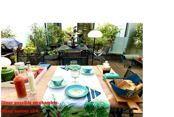 Chambre d’hôte pour 3 personnes, avec terrasse à Pézenas - 2