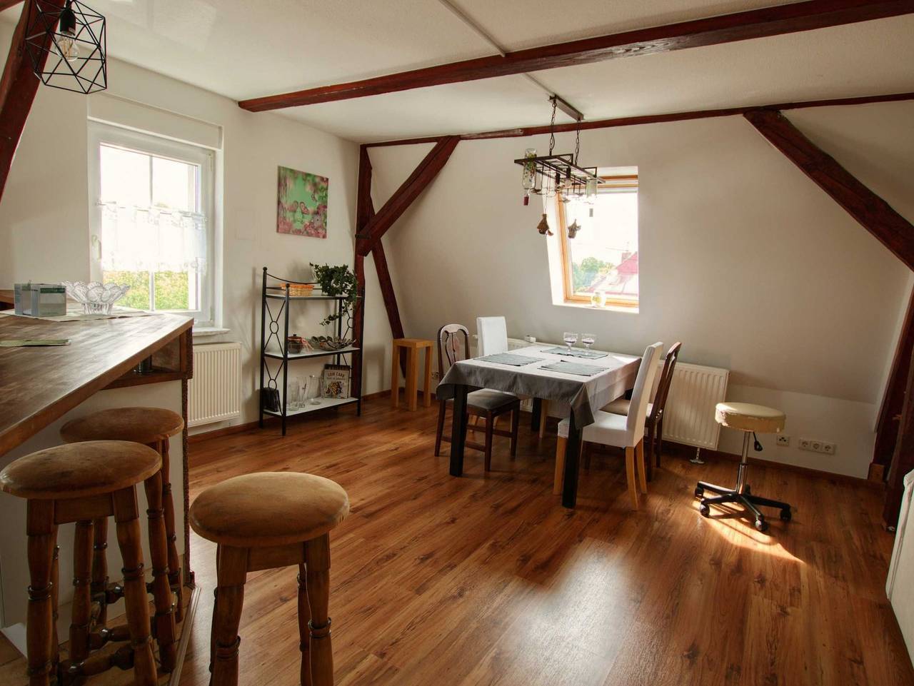 Ganze Ferienwohnung, Ferienwohnung Putgolla in Kolkwitz - Fewo Putgolla, max. 4 Erw. +1 Kind bis 3J, 1 Sz, Terrasse in Kolkwitz, Lausitz