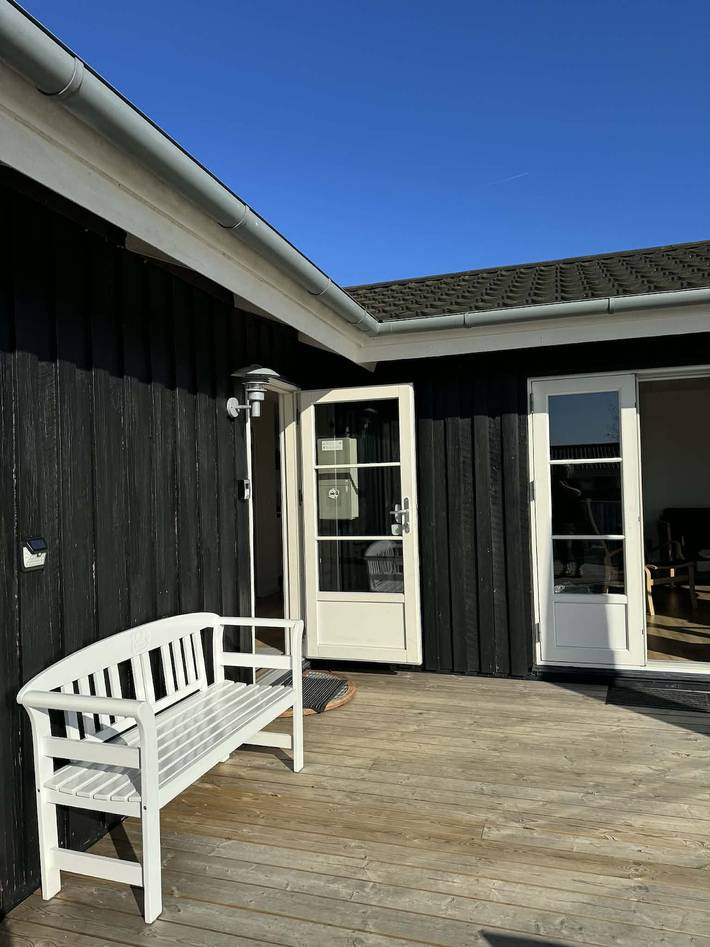 Ferienhaus mit Meerblick für 6 Personen, mit Terrasse und Garten sowie Seeblick