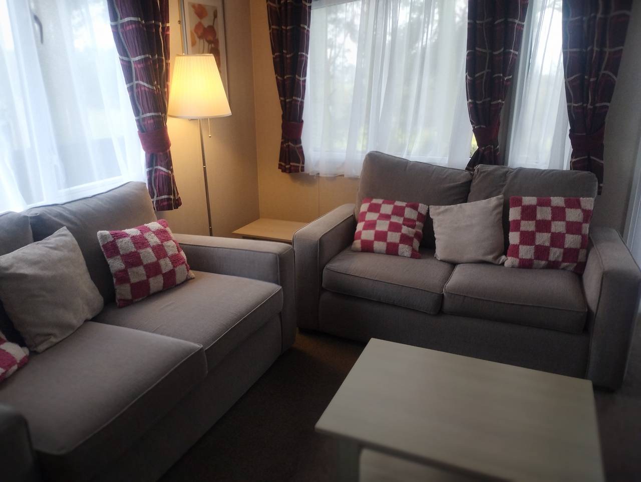 Comfy golf course view at Lilliardsedge in Scottish Borders